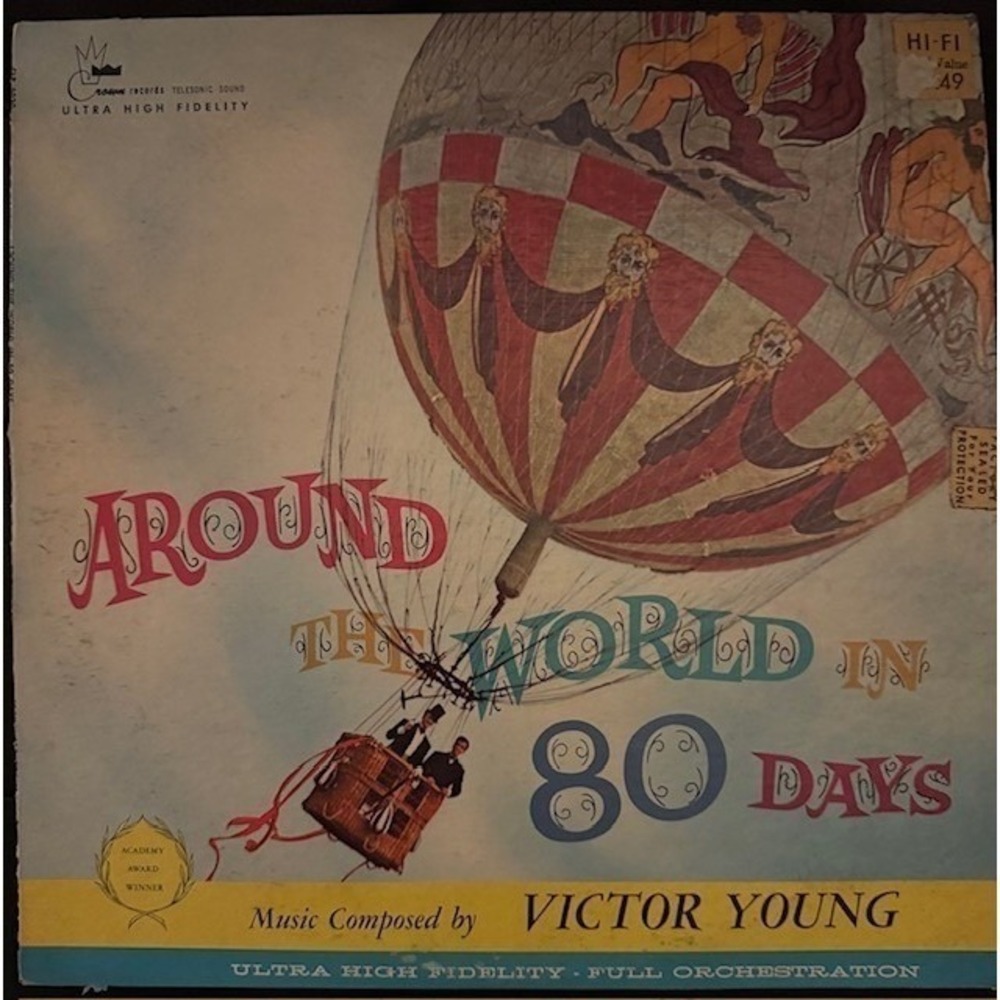 Victor Young Around the World in 80 Days VinylLPSoundtrack Crown Records CLP5030